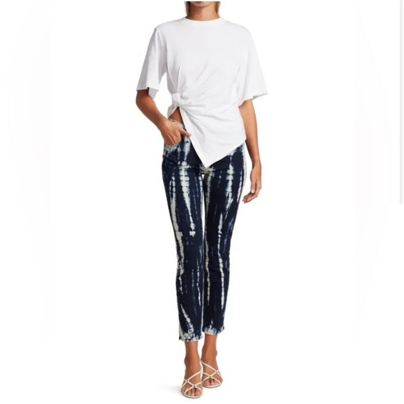 Mother Jeans Mother The Dazzler Mid-Rise Ankle Jeans The Blue Lotus Club - Picture 1 of 14